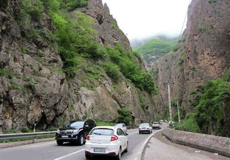 جاده چالوس از ساعت ۱۰ یکطرفه می‌شود