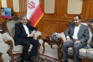 دیدار رئیس هیئت مذاکره‌ کننده دولت نجات ملی یمن با عراقچی