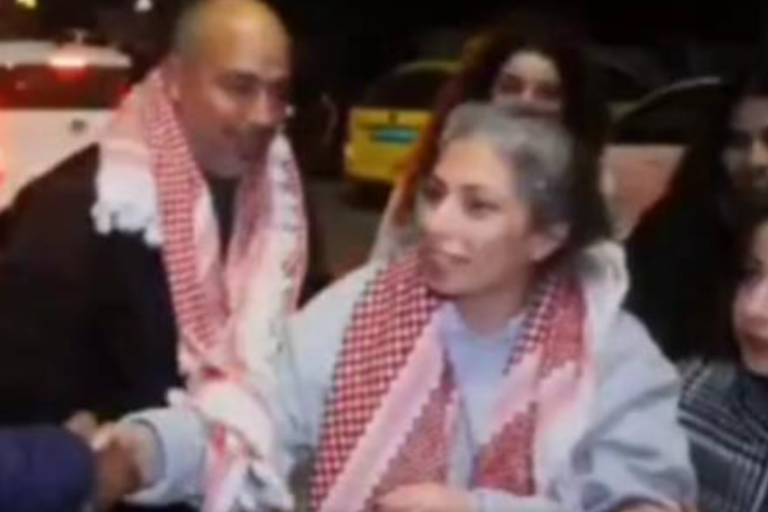 لحظه آزادی “خالده جرار” بانوی آزاده فلسطینی + فیلم