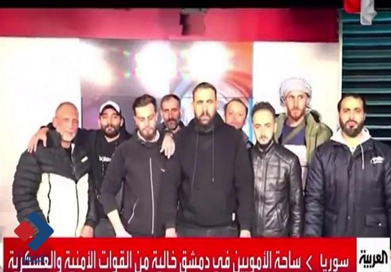 لحظه اعلام سقوط دولت اسد در تلویزیون سوریه