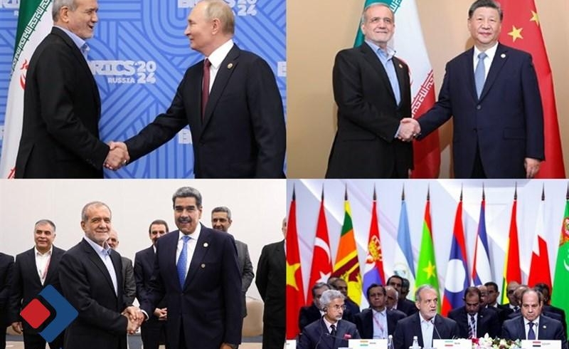 حضور پزشکیان در بریکس، گفتگو با پوتین، شی و مادورو