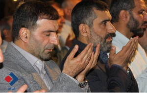 شهید طهرانی مقدم و سردار حاجی زاده در یک قاب
