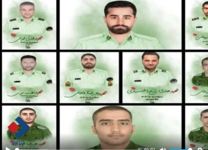 تشییع پیکر شهدای حادثه تروریستی گوهرکوه + فیلم