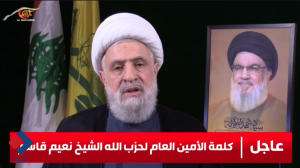 شیخ نعیم قاسم: تمام برنامه‌های سید حسن نصرالله را پیش خواهم برد