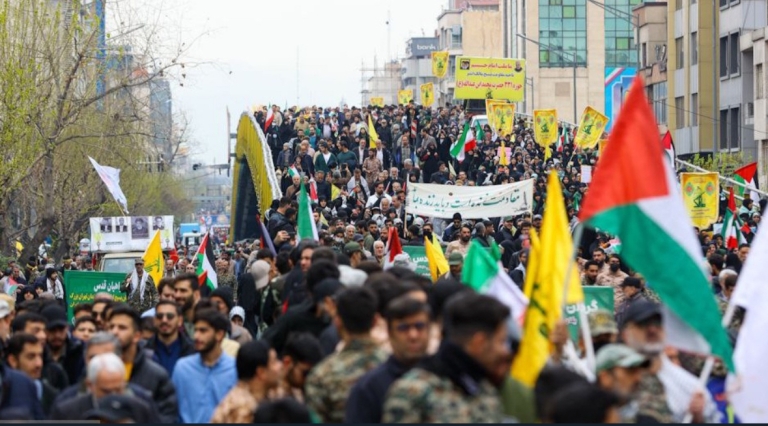 شکوه حضور در باعزت‌ترین راهپیمایی‌ روز قدس/همه ایران آمدند
