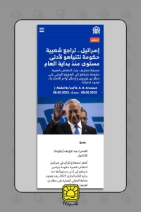 حمله یمنی‌ها محبوبیت نتانیاهو را به پایین‌ترین سطح رساند