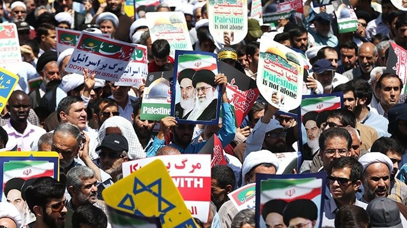 ایرانیان روز جمعه انزجار خود را از رژیم صهیونیستی فریاد می‌زنند