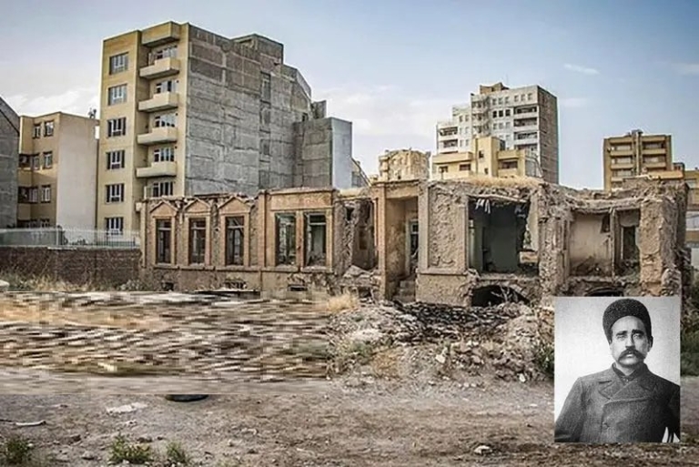 خطر فروریختن خانه باقرخان «سالار ملی» در تبریز