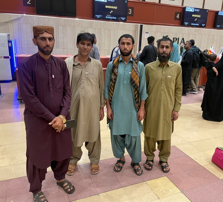 آزادی ۴ شهروند زندانی ایرانی در پاکستان و بازگشت آنان به میهن