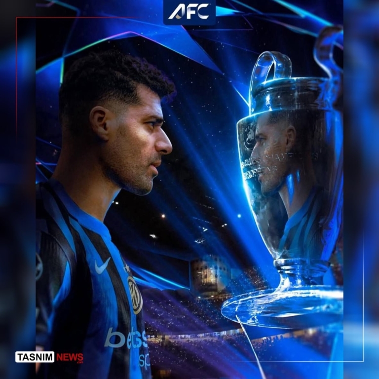 پوستر AFC ، با درخشش طارمی