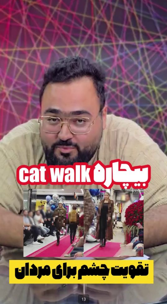بیچاره cat walk