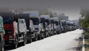 ۶ هزار کامیون کمک های بشردوستانه آماده ورود به غزه