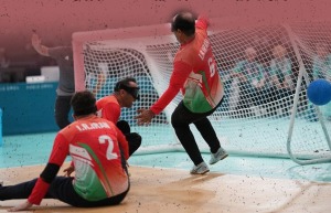 پیروزی تیم ملی گلبال ایران مقابل عربستان