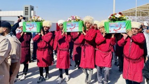 پیکر ۴۴ شهید تازه تفحص شده وارد کشور شد+ فیلم