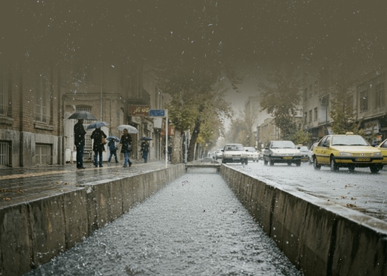 ظرح شورای شهر تهران برای نفوذ آب باران