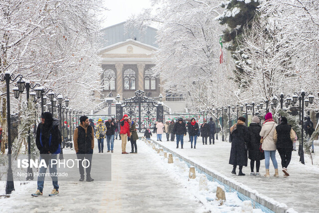 تهران در انتظار بارش برف و باران و کاهش دما