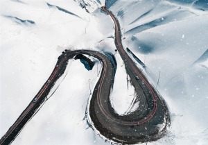 بارش برف و باران در جاده‌های ۲۳ استان