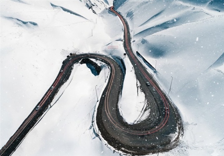 بارش برف و باران در جاده‌های ۲۳ استان