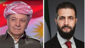 گفت‌وگوی تلفنی الجولانی با مسعود بارزانی درباره تحولات سوریه