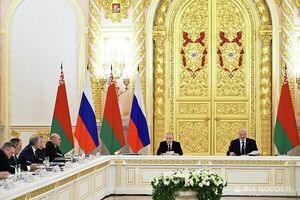 دیدار رؤسای‌جمهور روسیه و بلاروس در کرملین