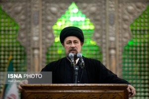 حضور سید حسن خمینی در راهپیمایی ۲۲ بهمن