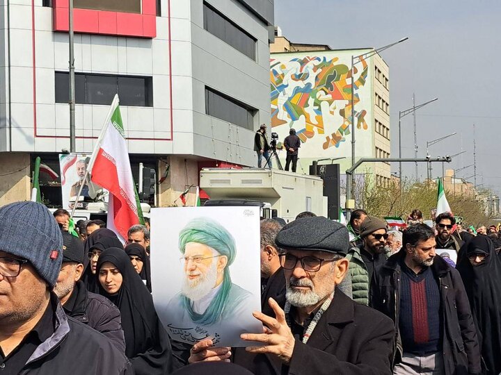 مراسم تشییع فرماندهان شهید و جمعی از شهدای جنگ رمضان