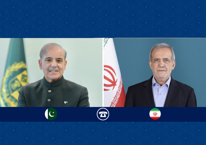 گفت‌وگوی تلفنی سران ایران و پاکستان؛ پزشکیان: هدف قراردادن پایگاه‌های آمریکا در چارچوب حق دفاع مشروع است