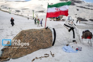 گزارش تصویری جشنواره آدم برفی در پیست توچال