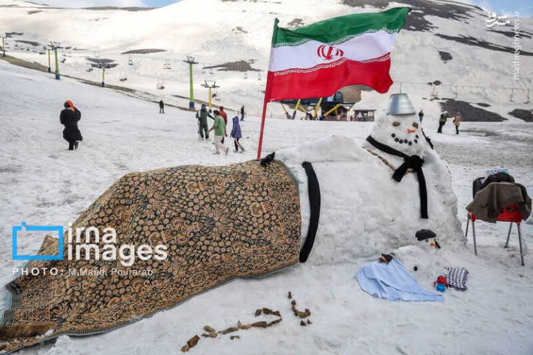 گزارش تصویری جشنواره آدم برفی در پیست توچال