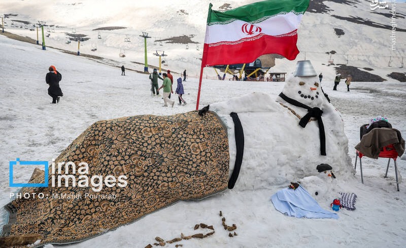 گزارش تصویری جشنواره آدم برفی در پیست توچال