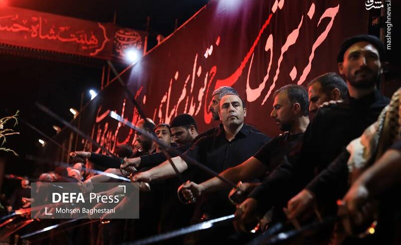 عزاداری شب ششم محرم در هیئت شاه حسین گویان