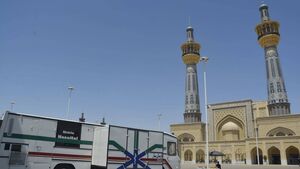 استقرار بیمارستان سیار نیروی زمینی سپاه در مشهد برای تشییع رهبر شهید