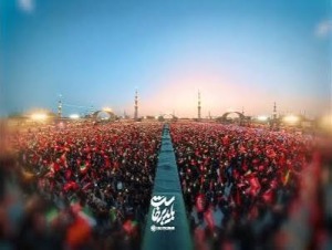 نمایی متفاوت از تشییع باشکوه پیکر “آقای شهید ایران” در قم