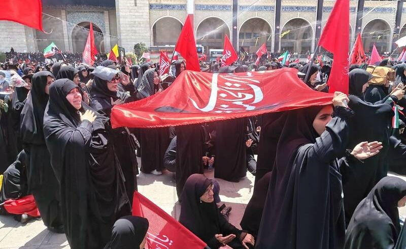 گوشه و کنار روز اول بدرقه رهبر شهید انقلاب در مصلی