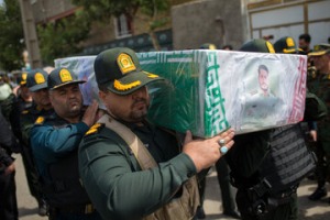 گزارش تصویری تشییع پیکر شهید امنیت، «علیرضا فتحی» – روستای گوراب