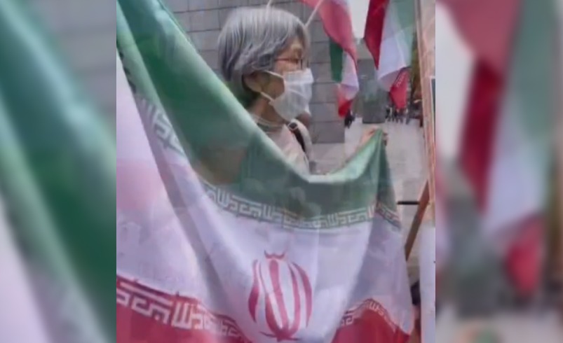 ادای احترام مردم آزادی‌‎خواه ژاپن به مردم مقاوم ایران
